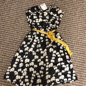 NWT Strapless Anthropologie elephant dress